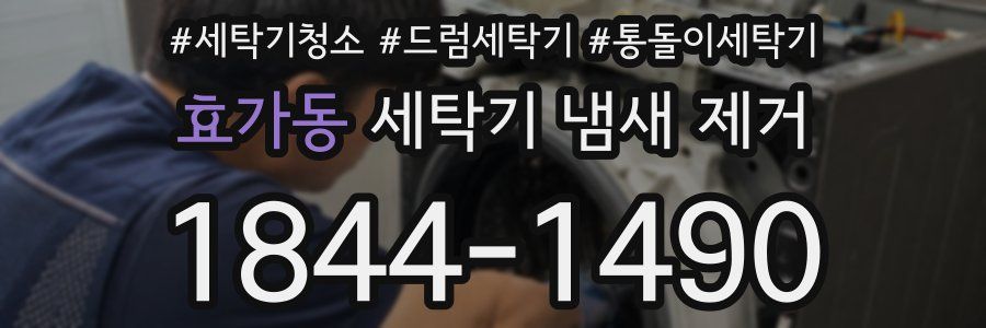 효가동 세탁기 냄새 제거