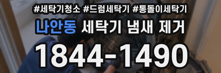 나안동 세탁기 냄새 제거