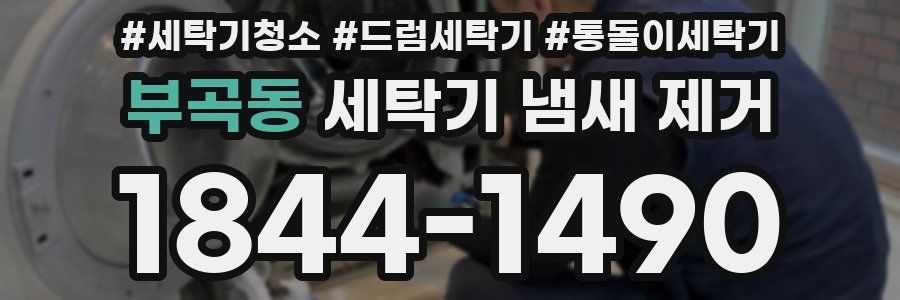 부곡동 세탁기 냄새 제거