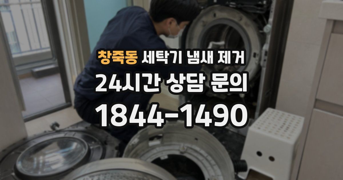 창죽동 세탁기 냄새 제거