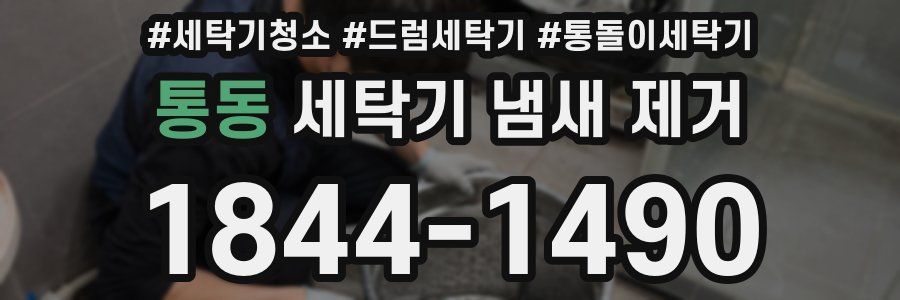 통동 세탁기 냄새 제거