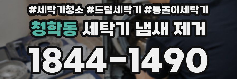 청학동 세탁기 냄새 제거