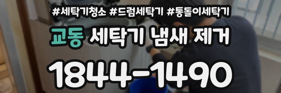 교동 세탁기 냄새 제거