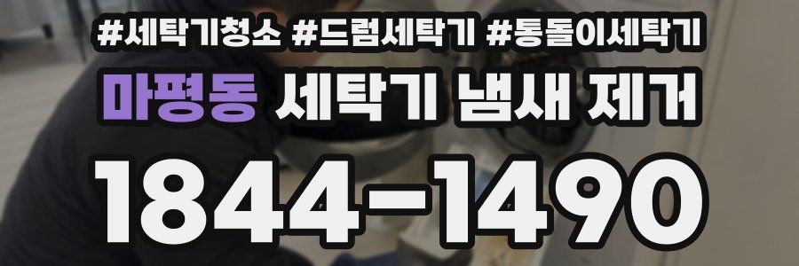 마평동 세탁기 냄새 제거