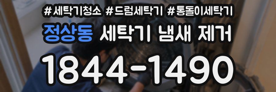 정상동 세탁기 냄새 제거