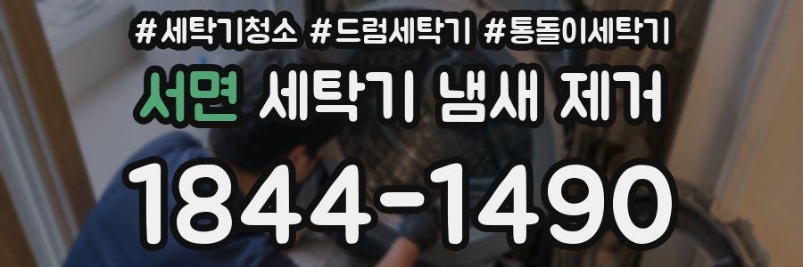 서면 세탁기 냄새 제거