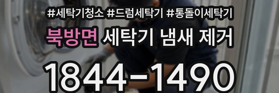 북방면 세탁기 냄새 제거