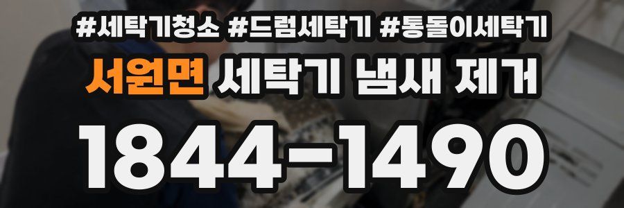 서원면 세탁기 냄새 제거