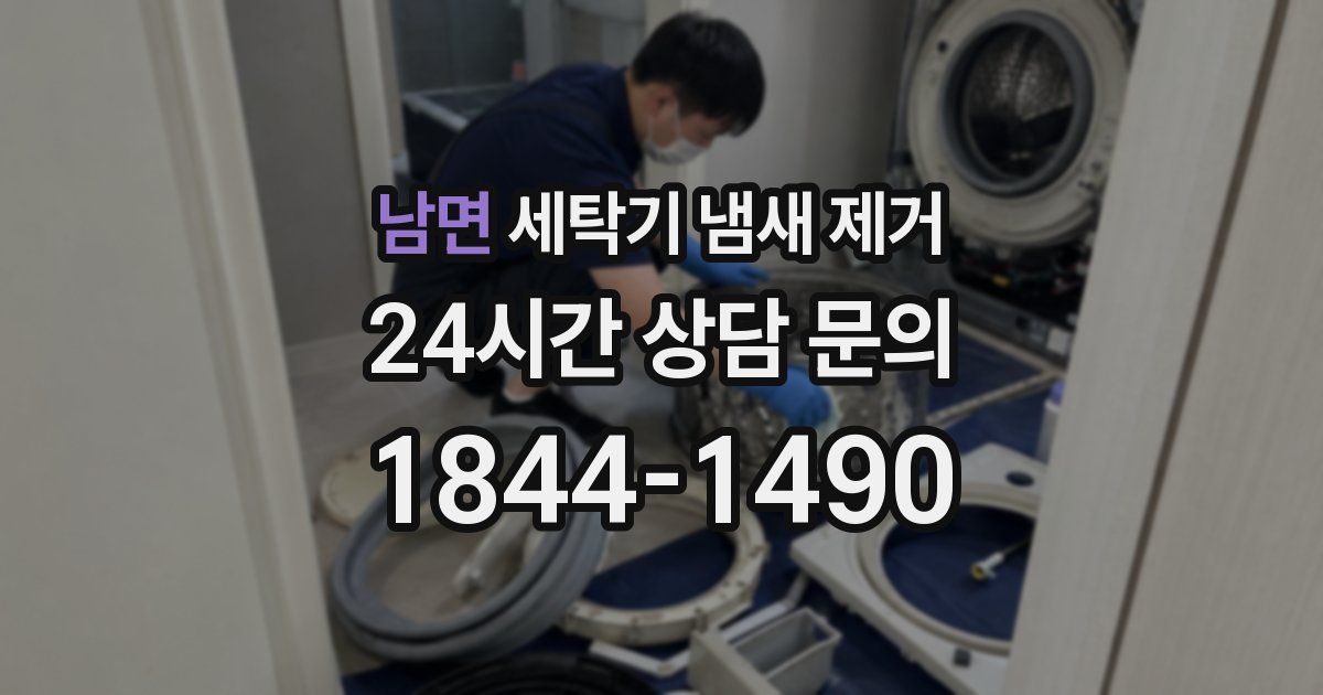남면 세탁기 냄새 제거