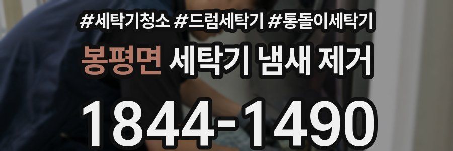 봉평면 세탁기 냄새 제거