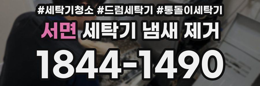서면 세탁기 냄새 제거
