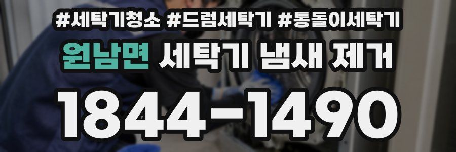 원남면 세탁기 냄새 제거