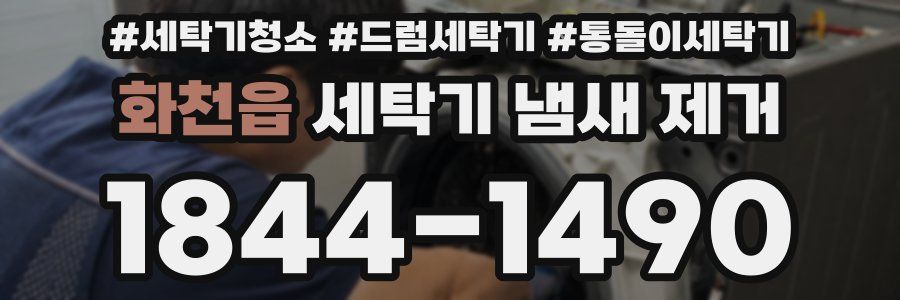 화천읍 세탁기 냄새 제거