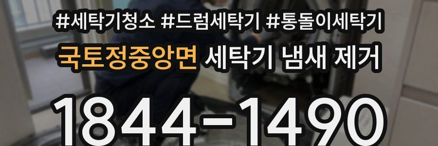 국토정중앙면 세탁기 냄새 제거