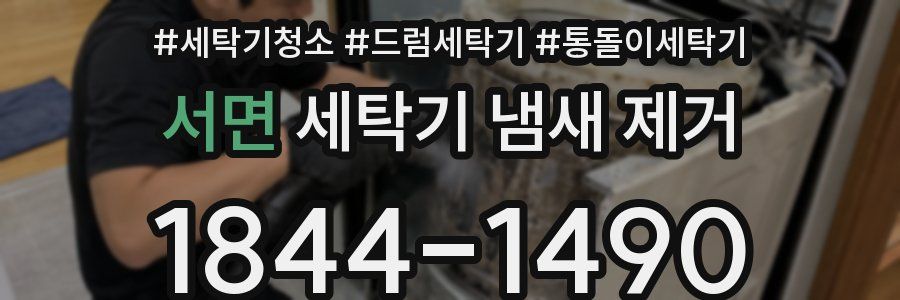 서면 세탁기 냄새 제거