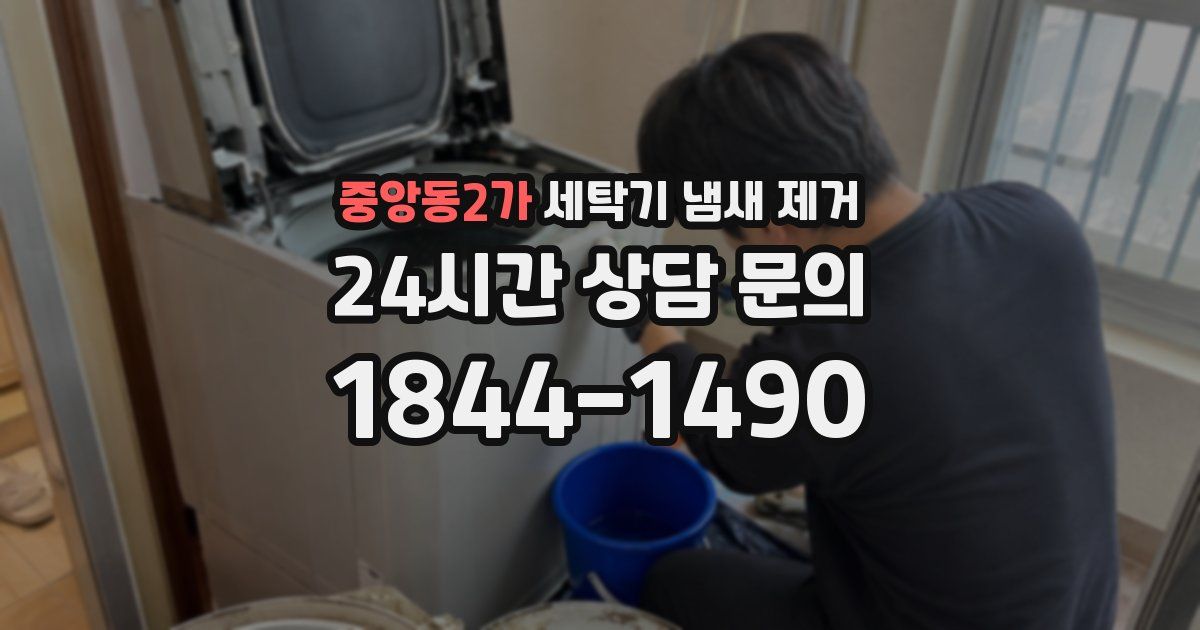 중앙동2가 세탁기 냄새 제거