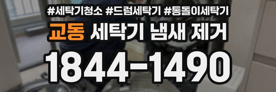 교동 세탁기 냄새 제거