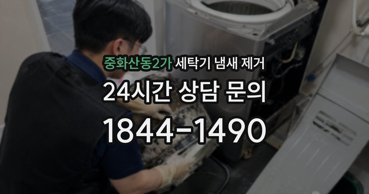 중화산동2가 세탁기 냄새 제거