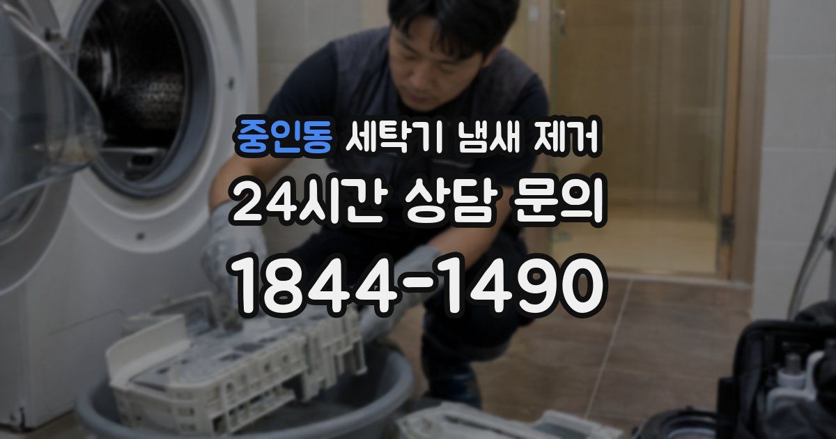 중인동 세탁기 냄새 제거