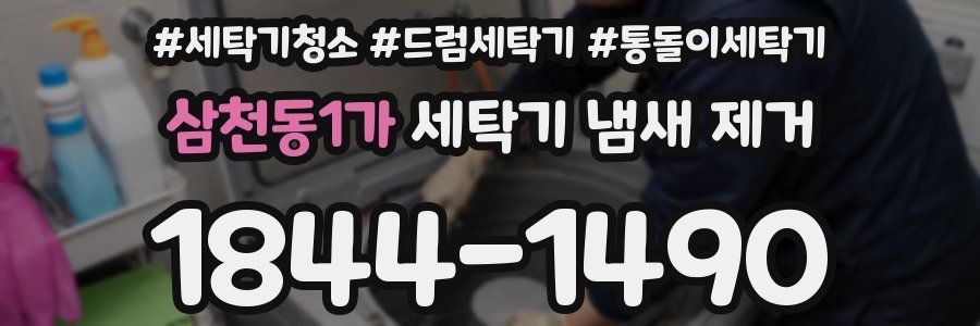 삼천동1가 세탁기 냄새 제거