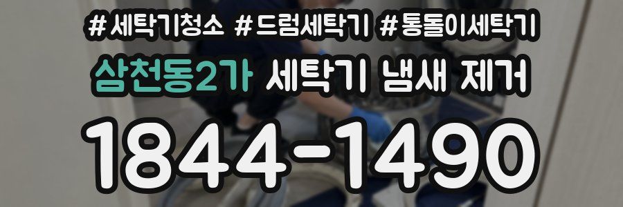 삼천동2가 세탁기 냄새 제거