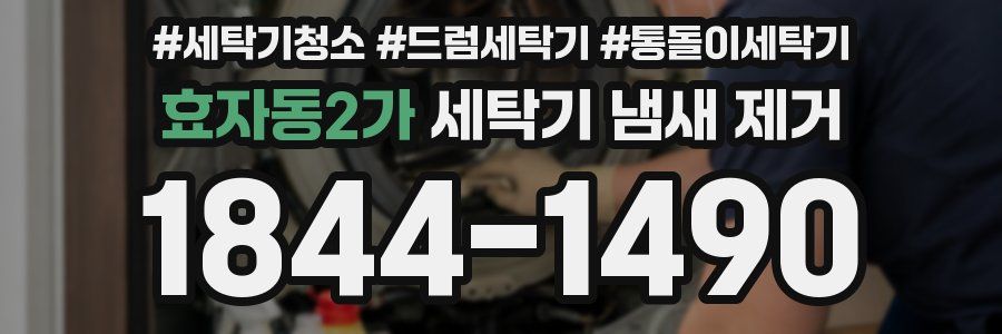 효자동2가 세탁기 냄새 제거
