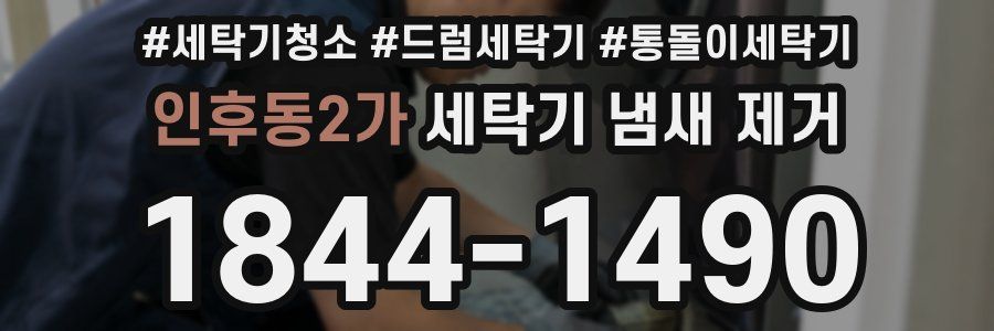 인후동2가 세탁기 냄새 제거