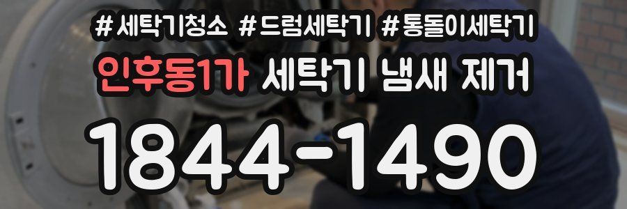 인후동1가 세탁기 냄새 제거