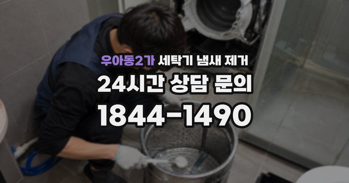 우아동2가 세탁기 냄새 제거