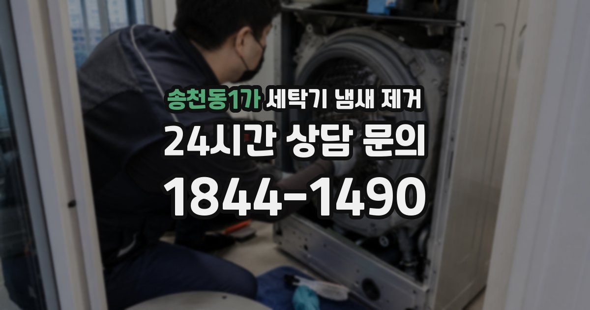 송천동1가 세탁기 냄새 제거
