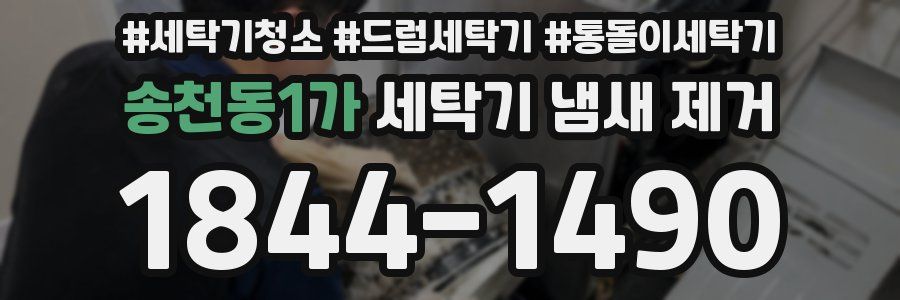 송천동1가 세탁기 냄새 제거