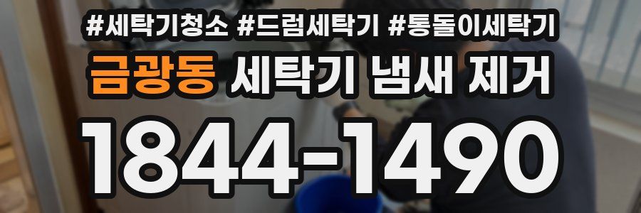 금광동 세탁기 냄새 제거
