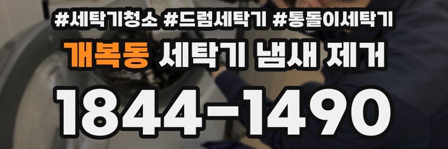 개복동 세탁기 냄새 제거