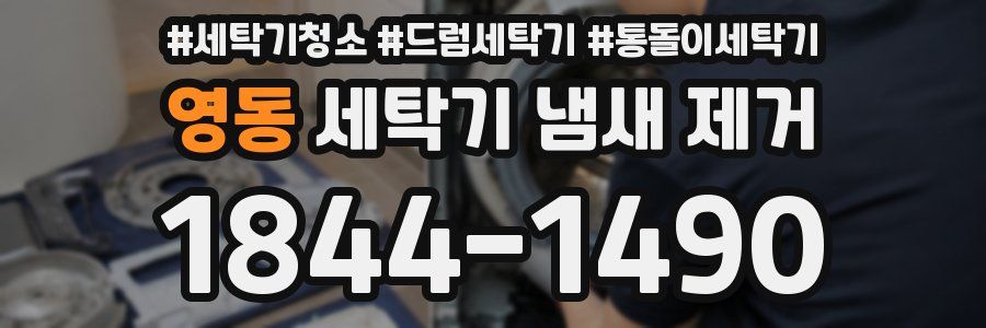 영동 세탁기 냄새 제거