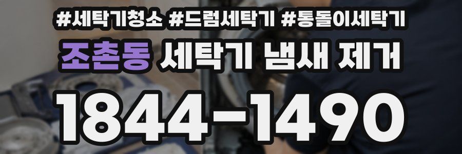 조촌동 세탁기 냄새 제거