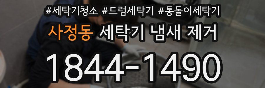 사정동 세탁기 냄새 제거