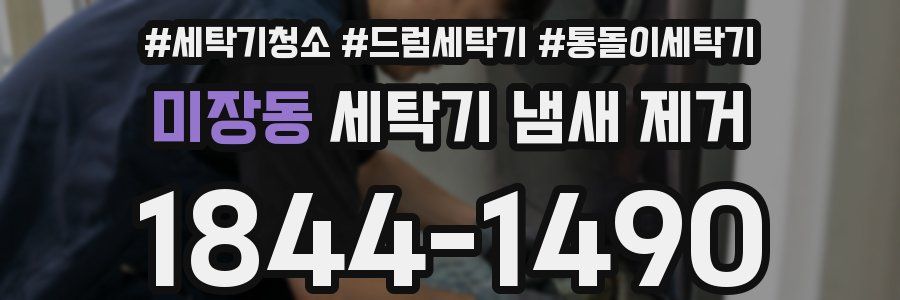 미장동 세탁기 냄새 제거