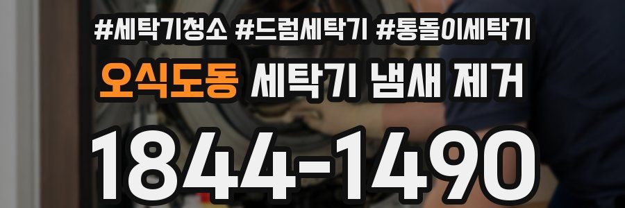 오식도동 세탁기 냄새 제거