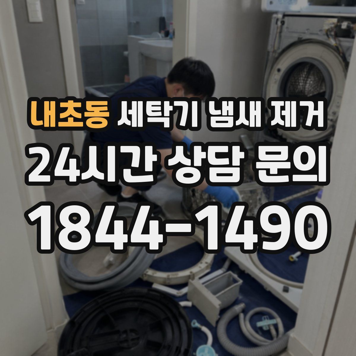 내초동 세탁기 냄새 제거
