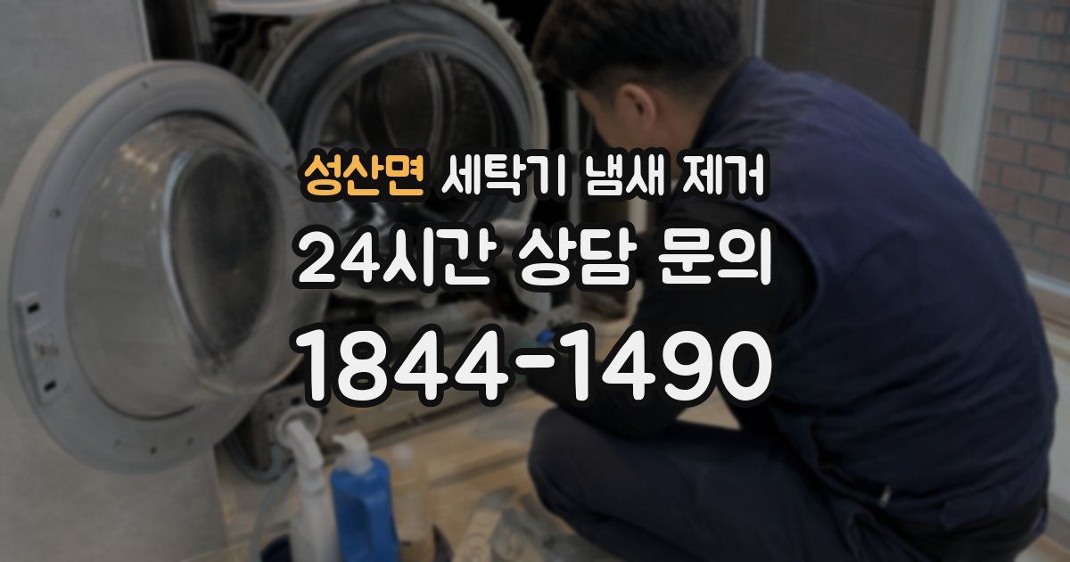 성산면 세탁기 냄새 제거