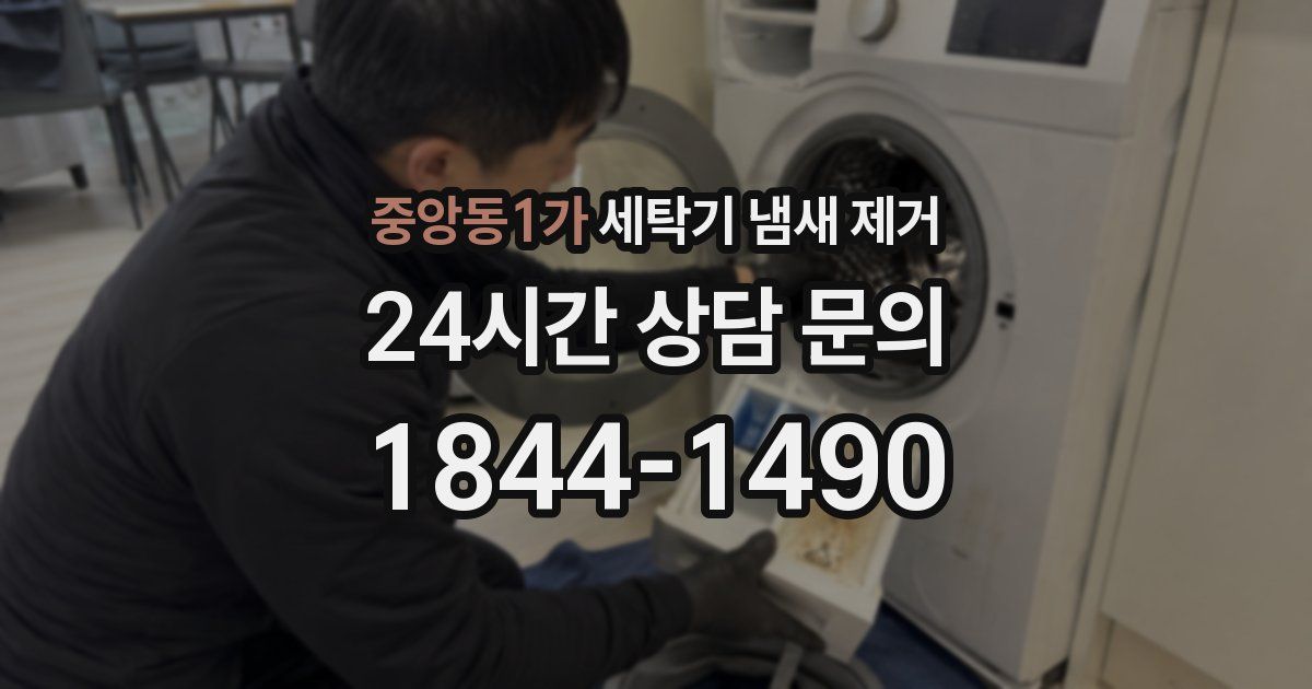 중앙동1가 세탁기 냄새 제거
