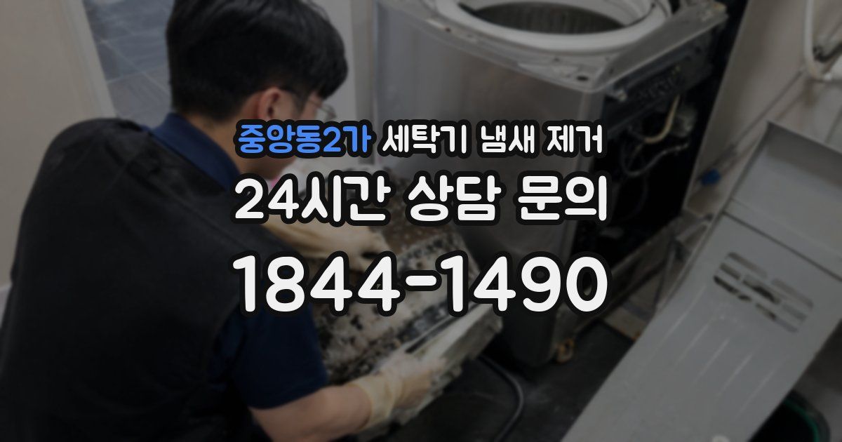 중앙동2가 세탁기 냄새 제거