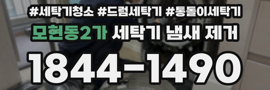 모현동2가 세탁기 냄새 제거