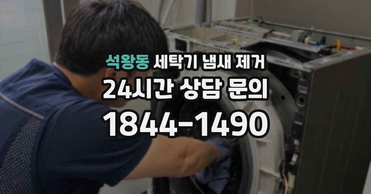 석왕동 세탁기 냄새 제거