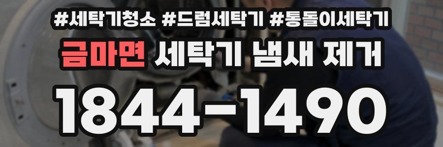 금마면 세탁기 냄새 제거