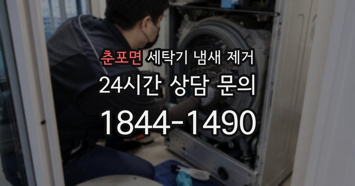 춘포면 세탁기 냄새 제거