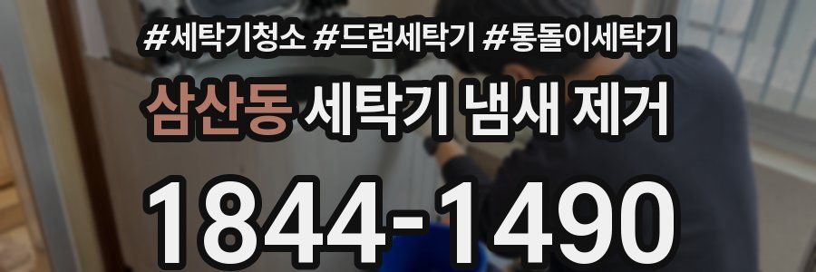 삼산동 세탁기 냄새 제거