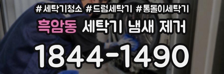 흑암동 세탁기 냄새 제거