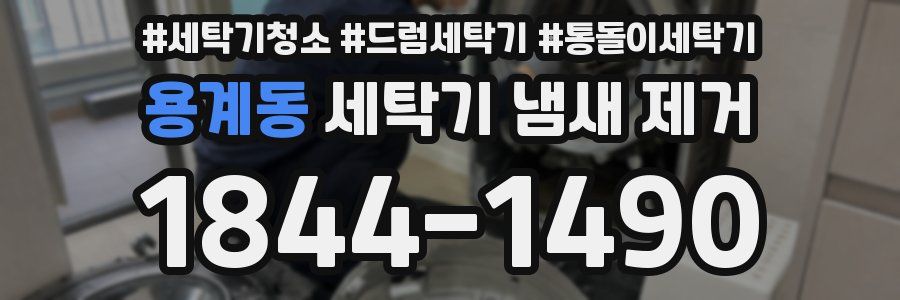 용계동 세탁기 냄새 제거