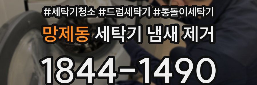 망제동 세탁기 냄새 제거